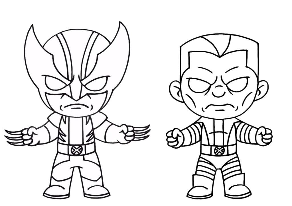 Wolverine coloring pages