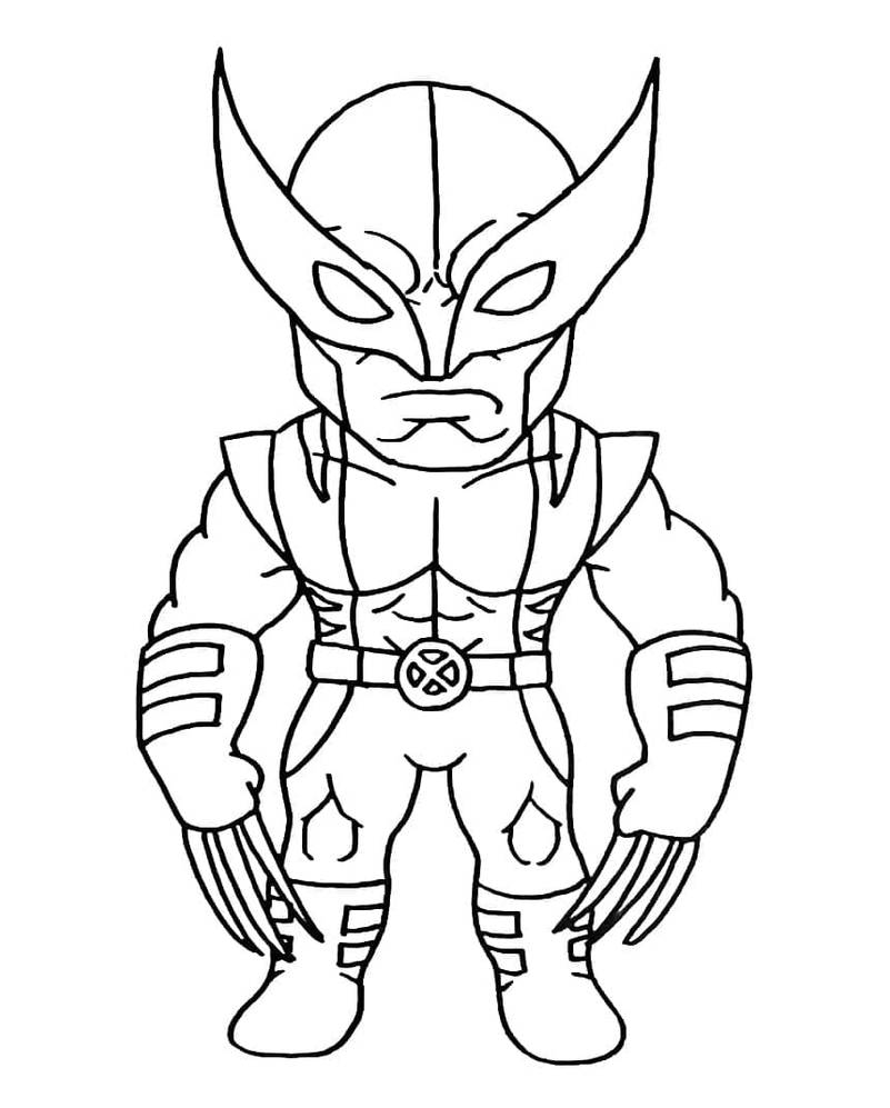 Wolverine coloring pages by coloringpageswk on