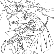 X men coloring pages