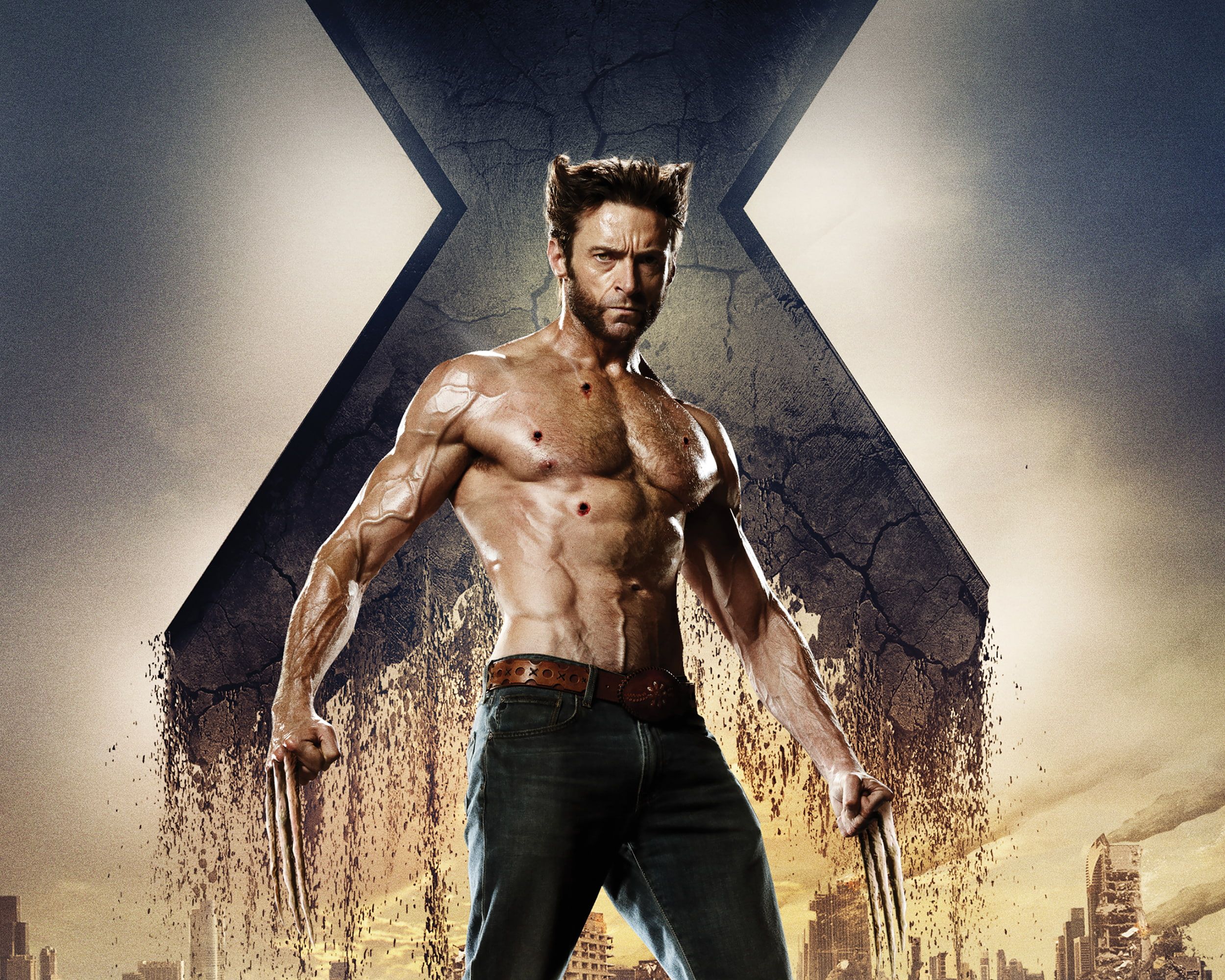 Hd wallpaper wolvere wallpaper city fox action fantasy sky hero hugh jackman hugh jackman jackman wolvere hugh jackman