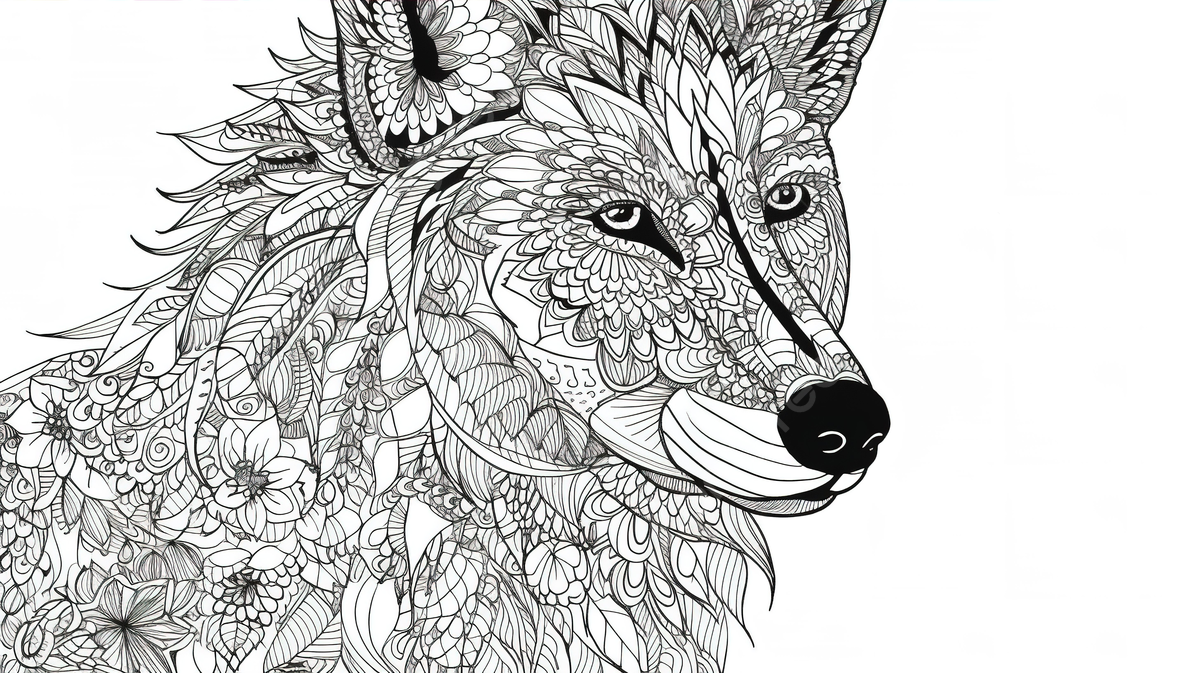 Elegant coloring images of a wolf ad coloring pages wolf page coloring pages to print background animal picture to print and color animal animal powerpoint background image and wallpaper for free download