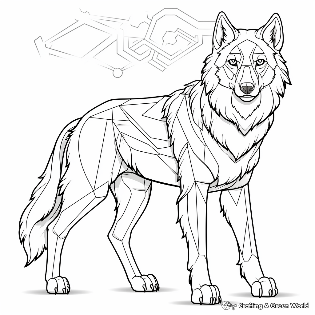 Wolf coloring pages