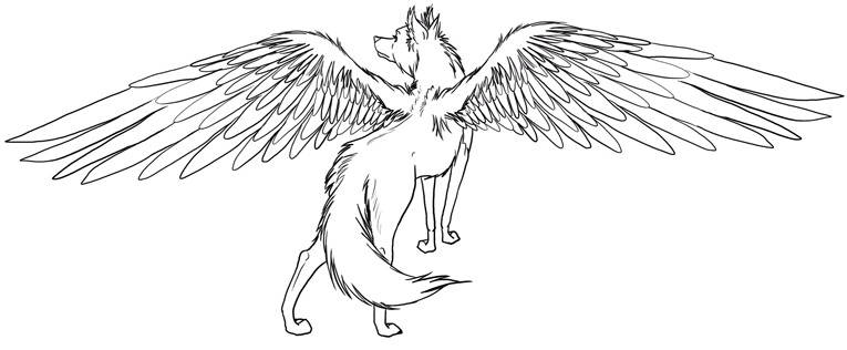 Wolves coloring pages