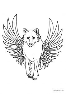 Free printable wolf coloring pages for kids