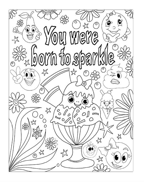 Emoji coloring book for girls cute coloring pages coloring books free adult coloring pages