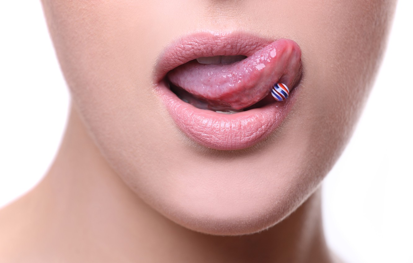 Wallpaper woman lips piercing tongue images for desktop section ðððºñð