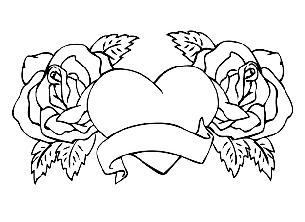 Coloring pages beautiful rose coloring pages