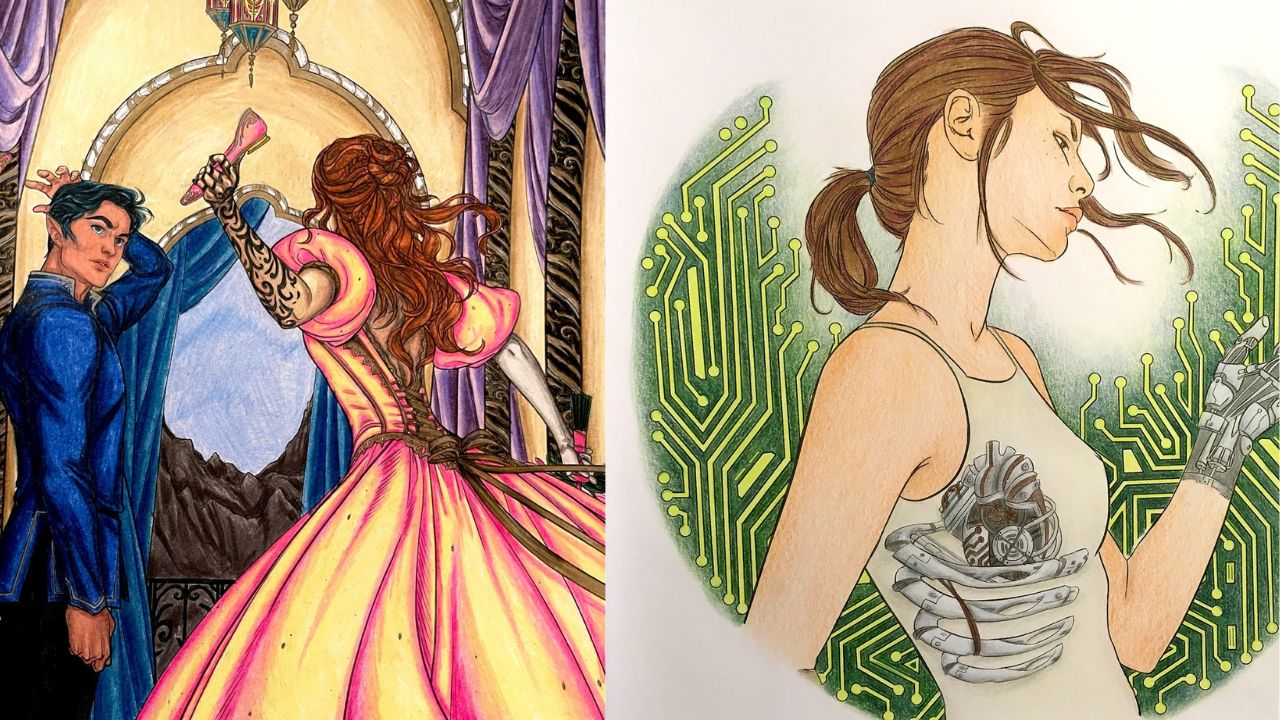 Rest and relax with these beautiful coloring books based on your favorite series