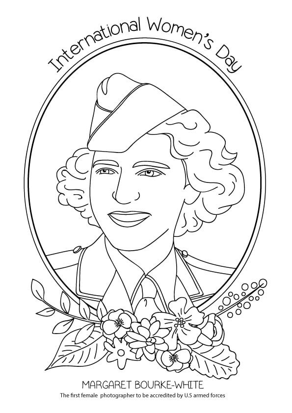 Womens day coloring pages printable for free download