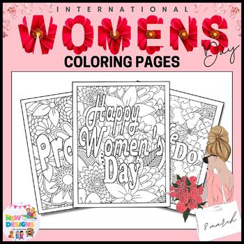 International womens day coloring pages printable coloring pages for kids