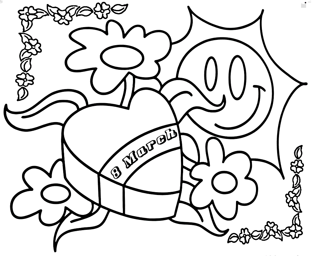 Womens day coloring pages printable for free download