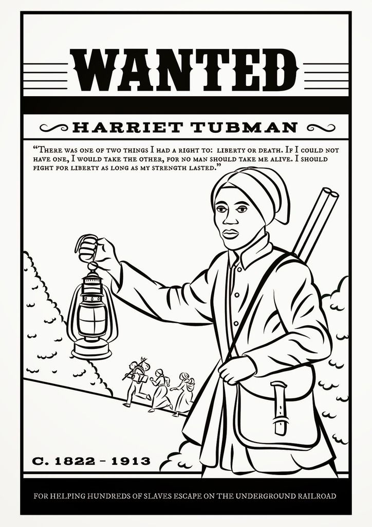 Fabulous famous women coloring pages for womens history month black history month art harriet tubman black history month projects