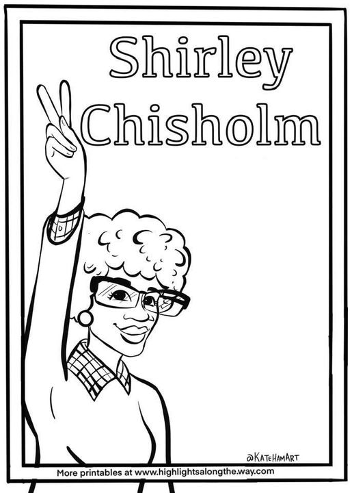 Womens history month free printable coloring pages