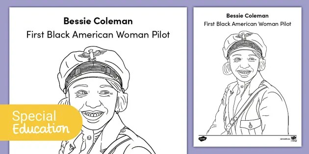 Bessie leman black history month loring sheet for older learners