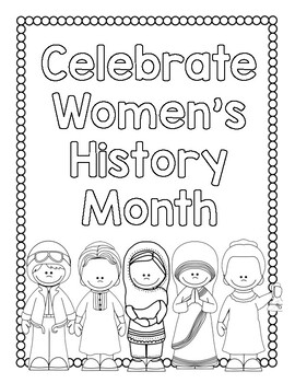 Womens history month coloring pages distance learning tpt