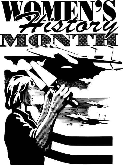 Womens history month printable poster free printable papercraft templates