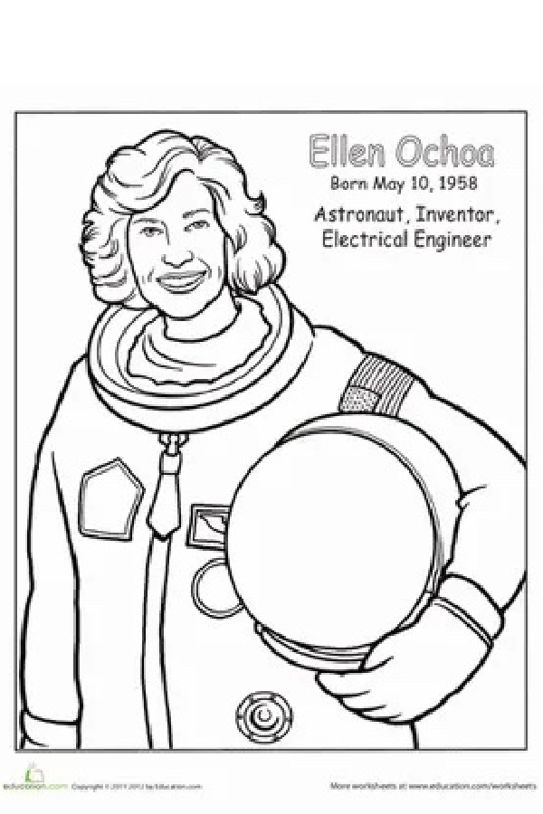 Fabulous famous women coloring pages for womens history month