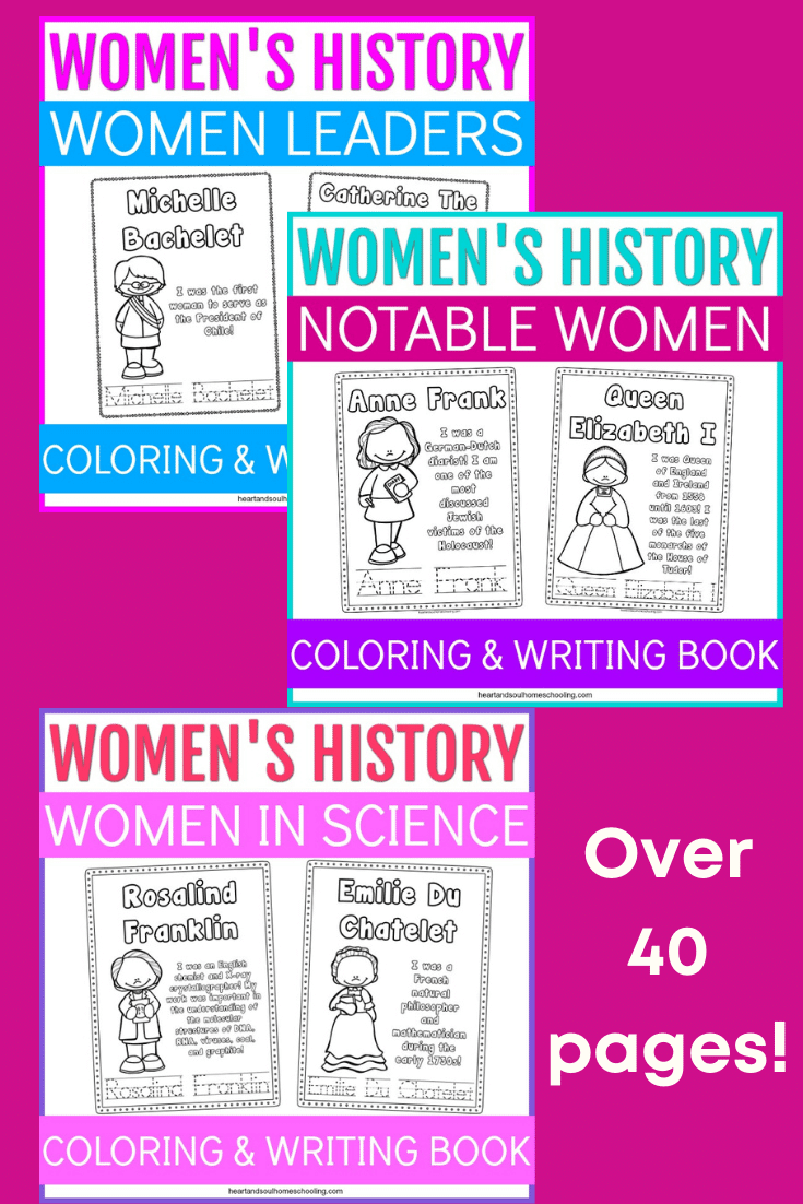 Womens history printable activity bundle