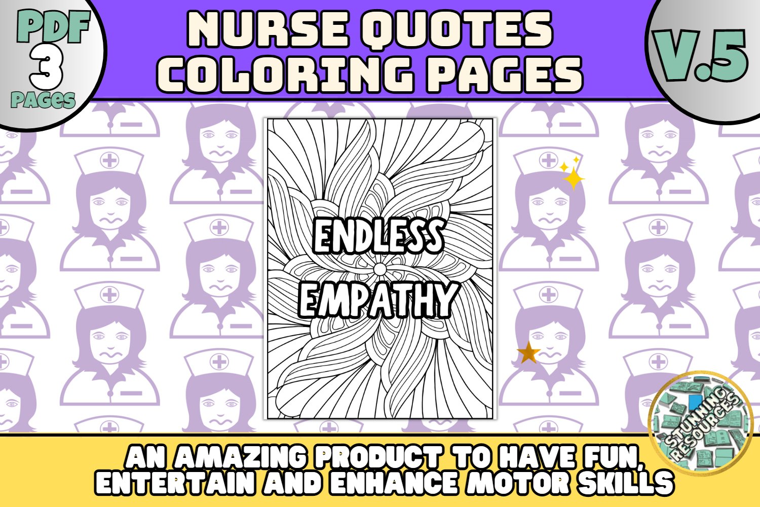 Nurse quotes coloring pages