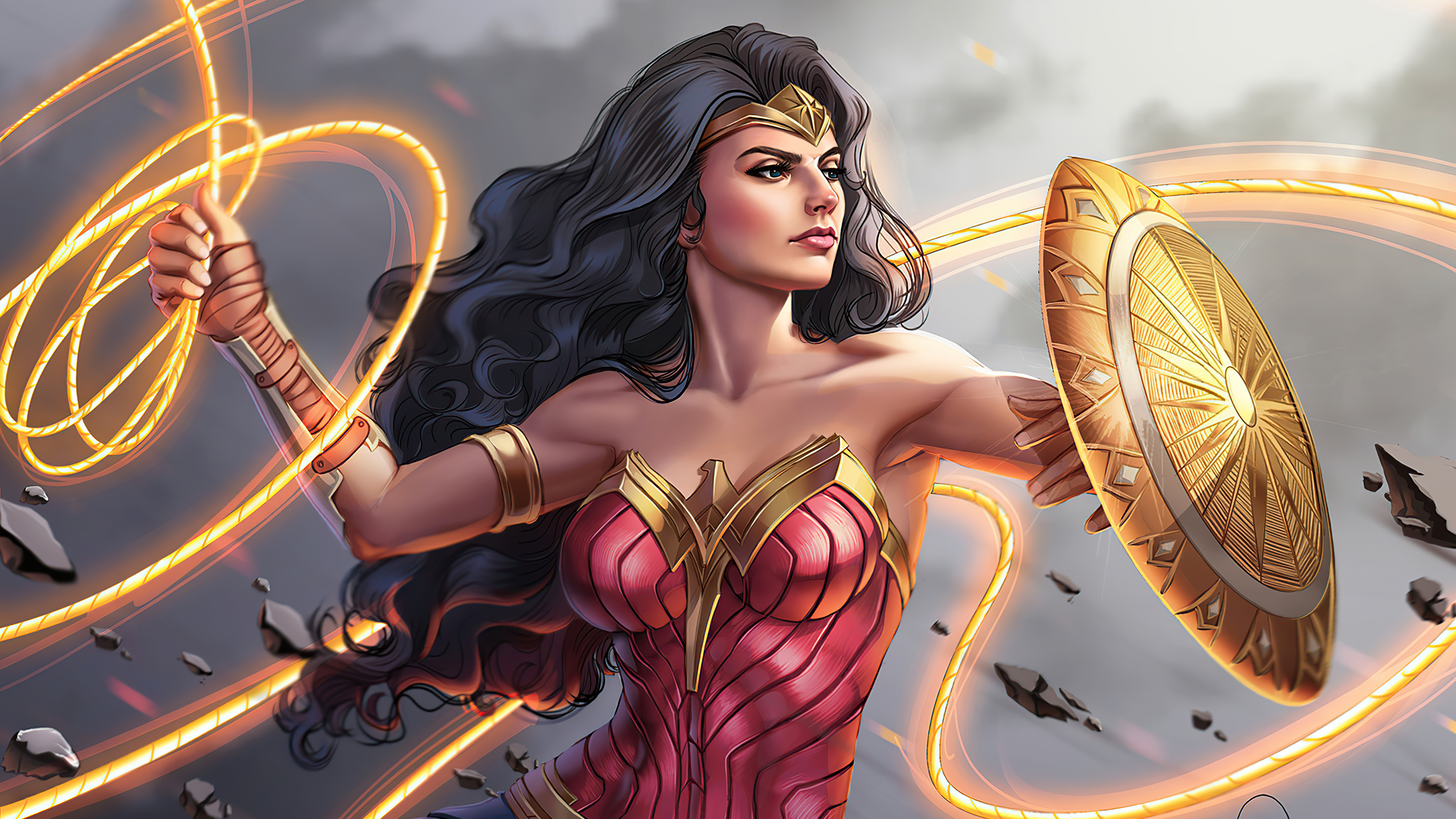 Wonder woman k ultra hd paper by douglas bicalho