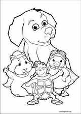 Wonder pets coloring pages