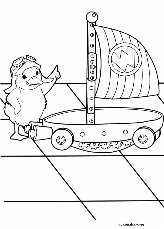 Wonder pets coloring page