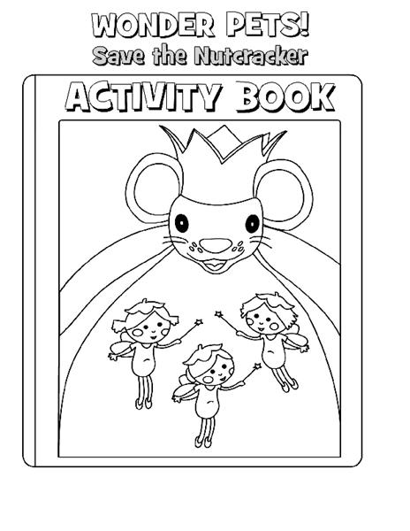 Wonder pets coloring pages team colors