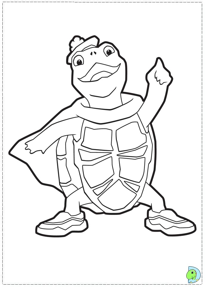 Wonder pets coloring page