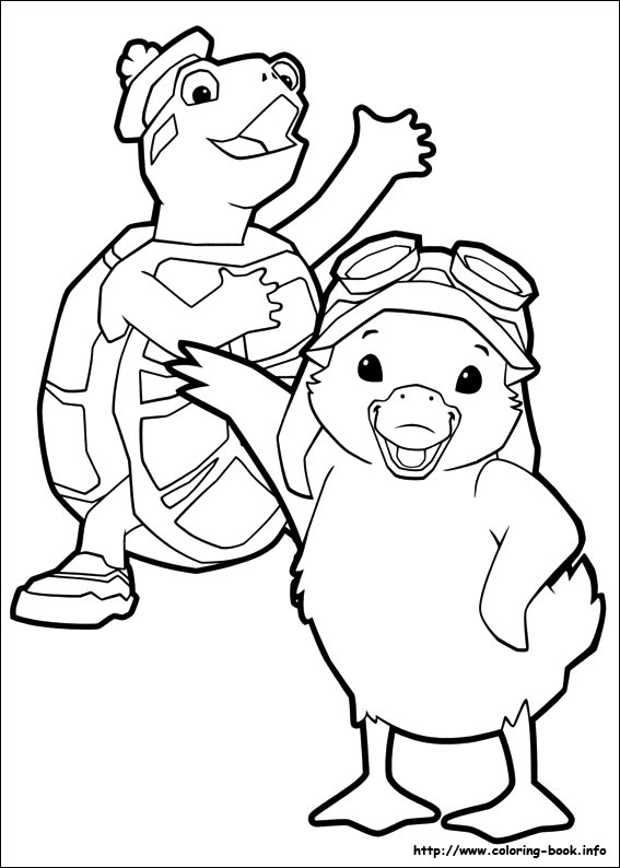 Wonder pets coloring picture