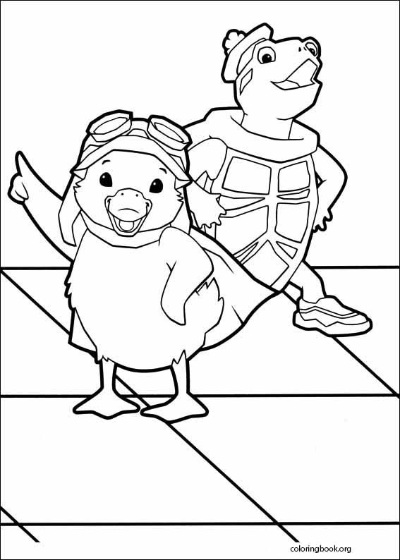 Wonder pets coloring page