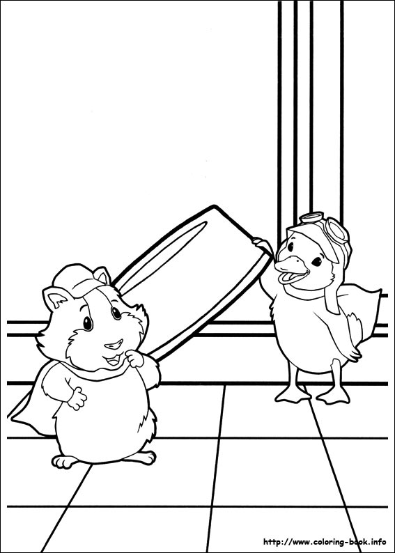 Wonder pets coloring picture