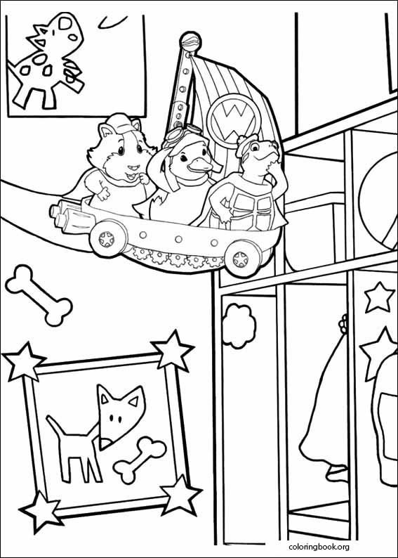 Wonder pets coloring page