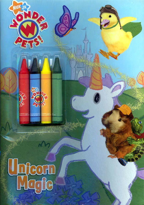 Wonder pets unicorn agic coloring books at retro reprints