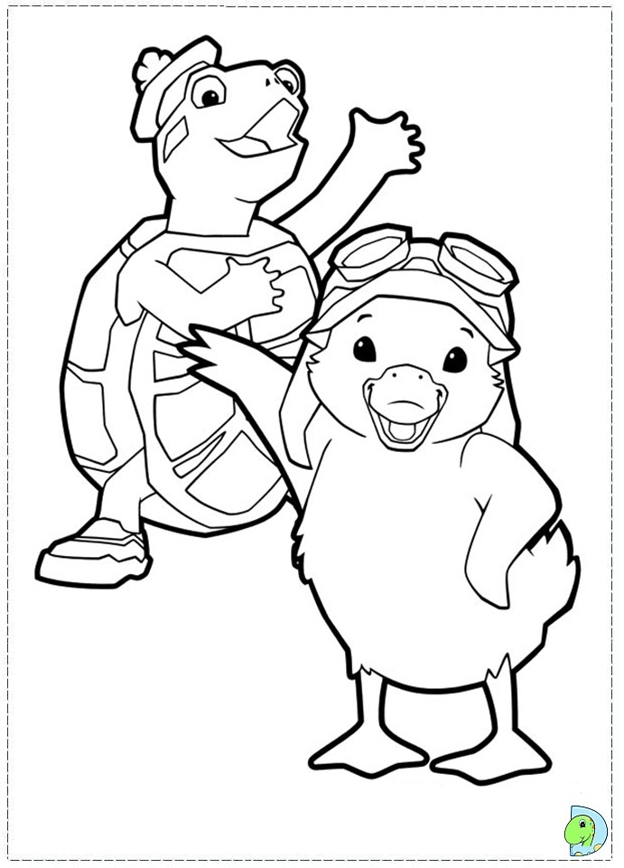 Wonder pets coloring page