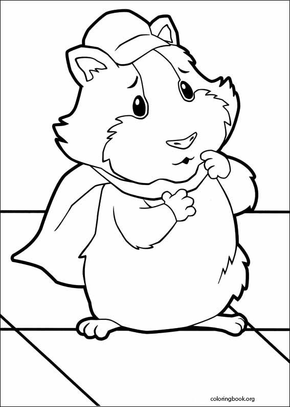 Wonder pets coloring page