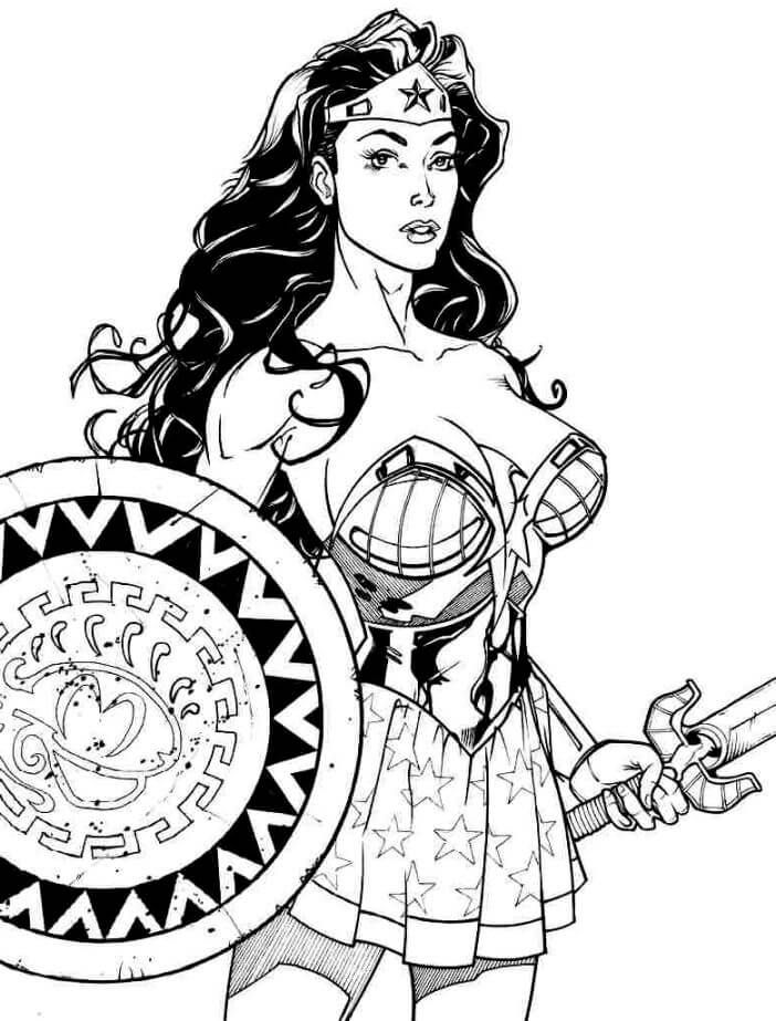 Coloring pages of wonder woman desenho mulher maravilha mulher maravilha para colorir pãginas para colorir para adultos