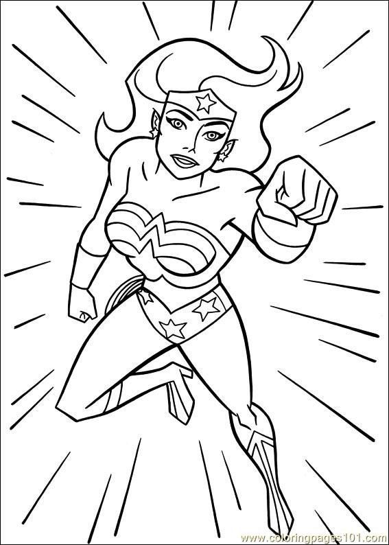 Free printable coloring page wonder woman cartoons gt wonder woman dibujo mujer maravilla mujer maravilla superheroes para colorear