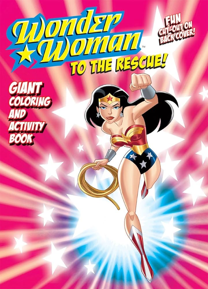 Wonder woman to the rescue giant coloring and activity book modern books