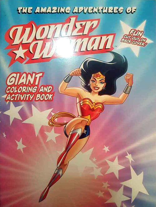 Wonder woman coloring book coloring books at retro reprints