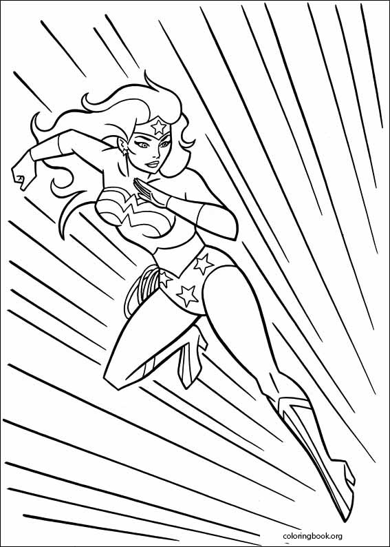 Wonder woman coloring page