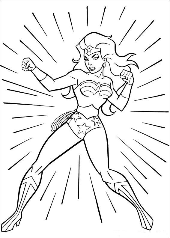 Wonder woman coloring pages