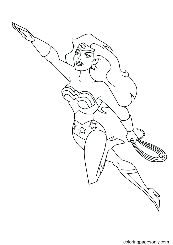 Wonder woman coloring pages printable for free download