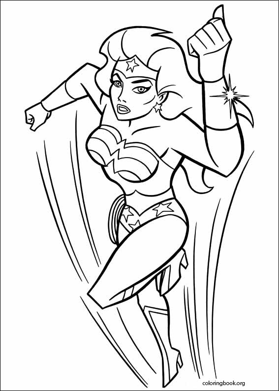 Wonder woman coloring page