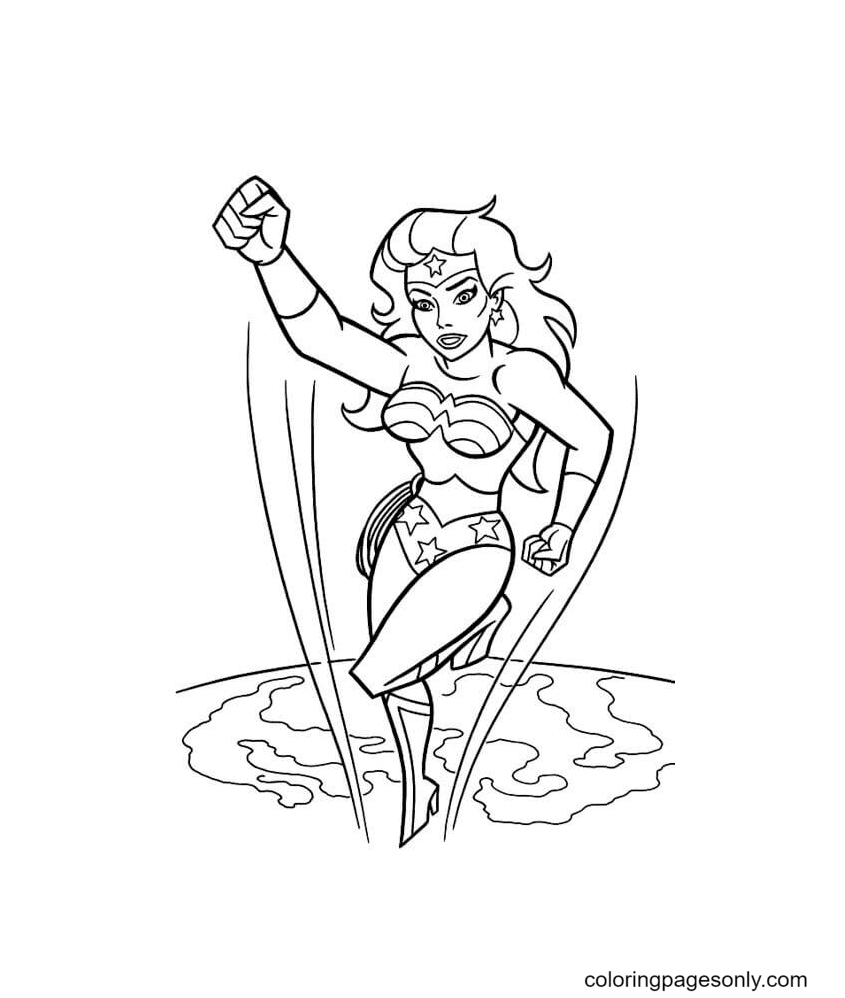 Wonder woman coloring pages printable for free download