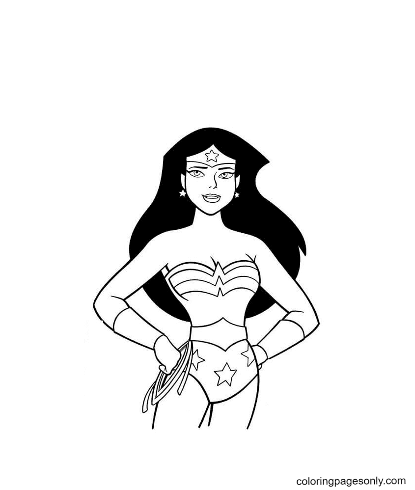 Wonder woman coloring pages printable for free download