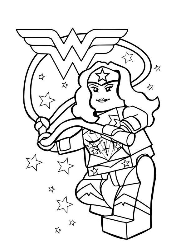 Wonder woman coloring pages