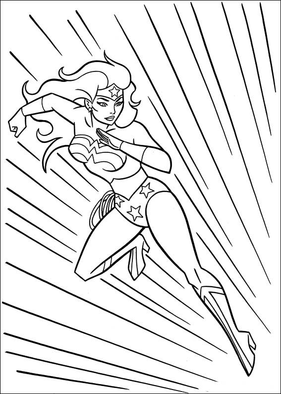 Wonder woman free printable coloring sheets