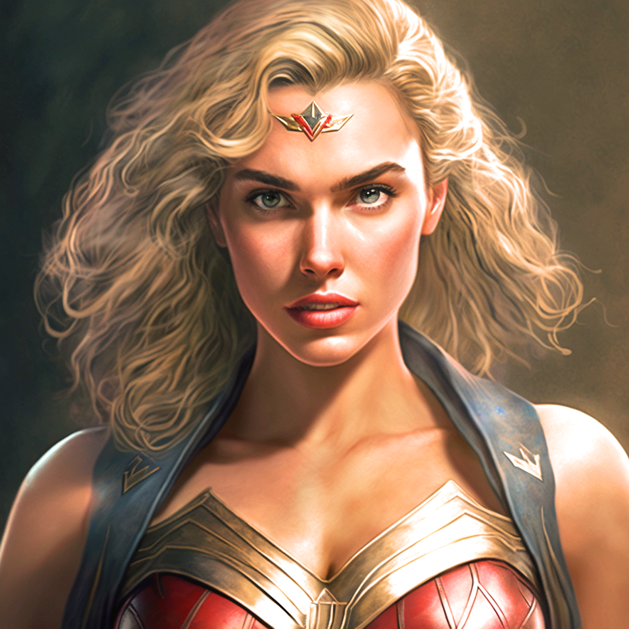 D diamond painting blonde wonder woman kit