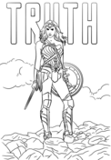 Wonder woman coloring pages free coloring pages