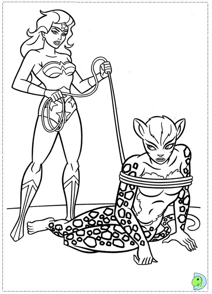 Wonder woman coloring page